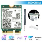 Intel Be200 Wifi 7 M 2 Key E Wireless Card Tri-band Bluetooth5 4 Network Adapter