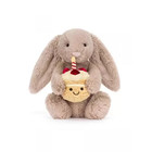 Authentic Jellycat Bashful Beige Bunny Birthday Plush Stuffed Animal Rabbit Soft