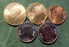 Tanzania Set Of 5 Coins 1979 81 84 89 92 5 10 20 50 Senti   1 Shilingi Grade Unc