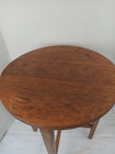 Mid Century Poul Hunenvad   Round Folding Table Side coffee vintage  damage
