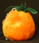 Vintage With Tags 1999 Puffkins    jack    Orange Pumpkin Yellow Eyes Retired 5   