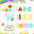 172 Pcs Translucent Light Table Manipulatives For Preschool Classroom    