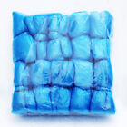 100pcs Disposable Plastic Shoe Covers Pe Shoe Cover High Elastic Rubber Bands 