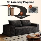 63 71 Loveseat Sofa modular Couch With Deep Seat Memory Foam No Assembly Require