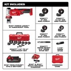 Milwaukee 2677-23 M18 Forcelogic 6t Knockout Tool 1 2  - 4  Kit