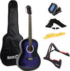 Acoustic Guitar Superkit Stand Bag Tuner Picks Plectrum Holder Spare Strings 