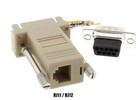 4x Db9 Male Rs232 To Rj11 Rj12 6p6c 6 Wire Telephone Phone Modular Adapter