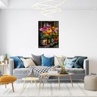 Colorful Flower Diamond Art Kits For Adults retro Floral 5d Diamond Painting    