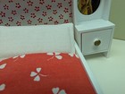 Vintage Lundby Dollhouse Miniature Bedroom Suite Headboard Bed 