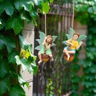 Pink Fairy Resin Figurine Sitting Angel Statue Garden Desktop Decor Gift