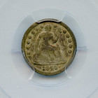 1844-o Liberty Seated Silver Half Dime H10c Pcgs Vg Detail - Bent