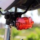 New 5 Led 7 Function Red Flashing Safety Light W   Arm Band   Bike Mount