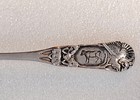 830s Silver Teaspoon Norweigan By Aslak Sorensen Hodne 5 7 