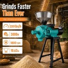 3000w Electric Grain Grinder Corn Wheat Flour Cereal Mill Pulverize Dry   Wet