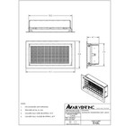 Air Vent 8 In  H X 16 In  W Gray Plastic Automatic Foundation Vent  pack Of 10 