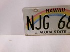 Hawaii Aloha State License Plate Njg688