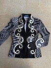 Heartland Western Zip-up Jacket Size Medium Rodeo Show Equestrian