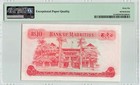 Mauritius 10 Rupees 1967  P-31c Sign 4  Pmg 66 Epq Gem Unc  Qeii Banknote