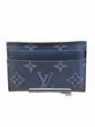 Louis Vuitton Double Card Holder Monogram Eclipse Canvas