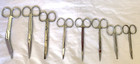 Medical Surgical Stainless Steel Scissor Lot Of  8  Vintage Germany Pakistan