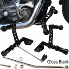 Us Gloss Black Forward Controls Fit Harley Dyna Street Bob 2006-2017 Fxdb Models
