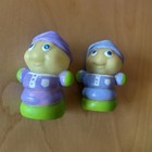 Vtg Playskool Lot 13 Glo Friends Glow Worm Bug Finger Figure Toys Hasbro  Snail