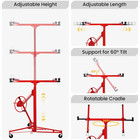 Drywall Lift 11 Ft Sheetrock Lift Drywall Hoist For Ceiling 360   Adjustable Dryw