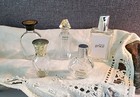 Vintage Miniature Perfume Bottles  Empty Collectible Vanity Display Lot Of 5 Euc