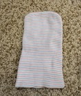 Newborn Hospital Hat  Beanie Striped Blue And Pink Set Of 6
