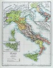 1902 Oxford Antique Map Italy 1000-1067 Rome Saragen Sicily Naples Venice 