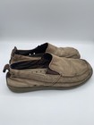 Crocs Walu Slip-on Loafers Khaki brown Canvas Slip On Boat Shoes Mens  11