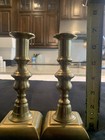 Pair  English  neoclassical brass Candlesticks With Pushup Ejectors