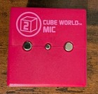 Radica Cube World Mic Mod Cube  rare Vintage   Magenta Tested Working 