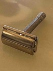 Vtg Gillette Tto Safety Razor Chrome De Twist Open No Date Code