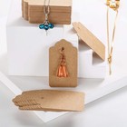 200 Pcs Brown Kraft Paper Price Tags With String Hang Tag Price Display Labels
