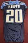 Nick Harper Tennessee Titans Nfl Authentic Team Issued Game Jersey W  10th Patch