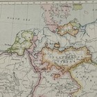 Antique Map Of Central Europe  napoleon 1806   1914 Print  8 5   x6 5   