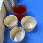 Vintage Thermos King Seeley Picnic Set 2 Thermoses 6 Cups And Case 1950   s Retro