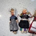 Vintage Sleepy Eye Dolls Hard Plastic Dressed  6-9 Inch Lot Of 5 As Is