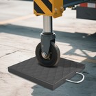 Crane Outrigger Pad W handle For Truck trailer crane rv Square Stabilizing Block