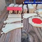 Mixed Lot Of 75 Circo Brio And  Thomas   Friends   Compatible Train Wooden Track
