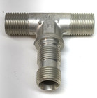 Ms21909d6 Aluminum Tee Bulkhead Fitting Flareless Tube 9 16-18 Sae Thread An-6