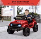 Red Kids Off-road Battery Ride-on Jeep Style Car W  Parental Remote Ages 1-8