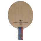 Professional Table Tennis Racket Ping-pong 5 Layer Wood Blade Rubber Long Handle