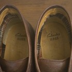 Clarks Men   s Brown Leather Chukka Ankle Boots Lace-up Rubber Sole Us 13