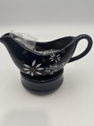 Temptations Gravy Boat With Warmer Blue Floral Pattern - Pre-owned