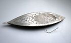 Silver Tatting Shuttle Lacemaking Antique Vintage Estate Engraved Collectible
