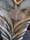 Vtg Granada Vase 3217 Mcm Dates Back To 1950 22 Kt Gold Brushing On Tan Body