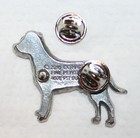 Pitbull Pit Bull Terrier Uncropped Dog Fine Pewter Pin Jewelry Art Usa Made