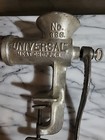 Vintage Universal Meat Chopper No  333 Cast Iron Hand Crank Grinder Usa